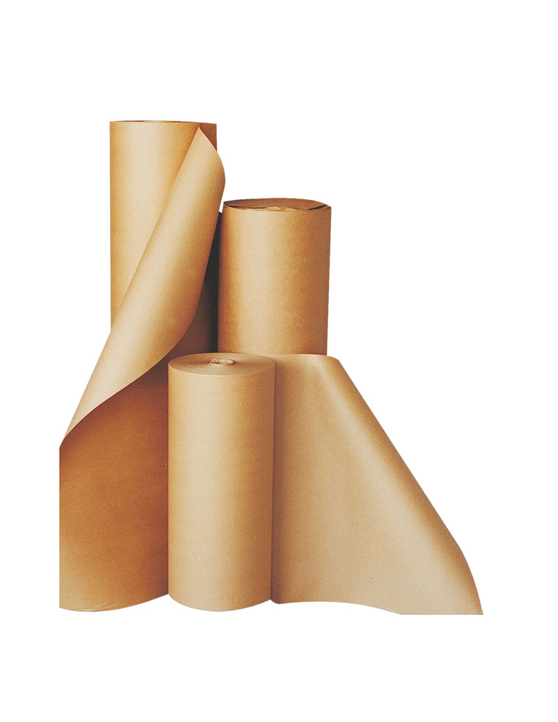 Rouleau de papier kraft brun grande largeur - 160cm x 300m - 72g/m²
