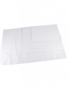 Papier kraft blanc frictionné 2