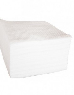 Serviette en ouate blanche 2