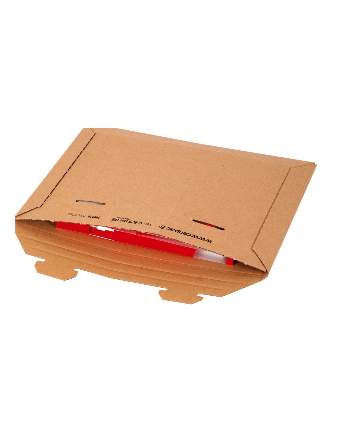 Pochette navette kraft - Pochette carton et plastique