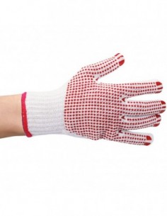 Gants tricotés à picots 2