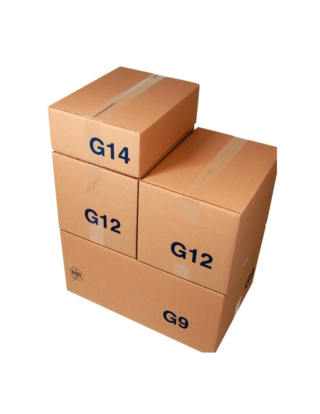 Boite carton transport repas automontable 24,5x13,5x12cm - GDP